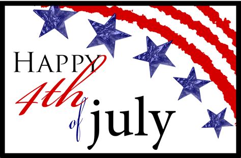 Happy 4th Of July Png Happy Independence Day Clipart Transparent Png