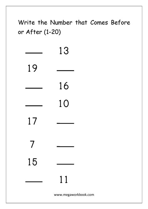 Numbers To 20 Worksheet Escolagersonalvesgui