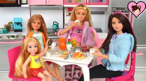 Barbie Sisters Morning And Evening Routine Titi Toys And Dolls Youtube