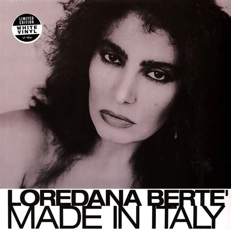 Loredana Berte Made In Italy White Vinyl Edition Vinyl Lp 1981 Eu Reissue Hhv