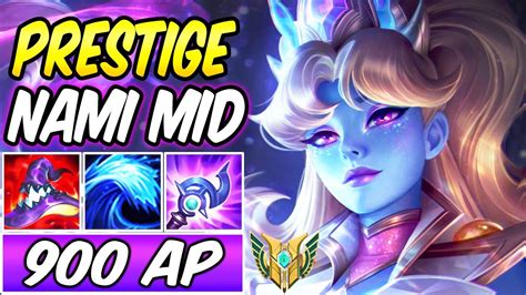 S Prestige Full Ap Nami Mid One Shot 60k Dmg Space Groove New Skin Build And Runes League Of