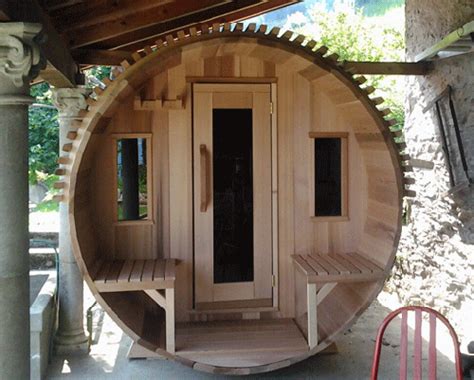 Oasis Hot Tub And Sauna Panoramic Barrel Saunas