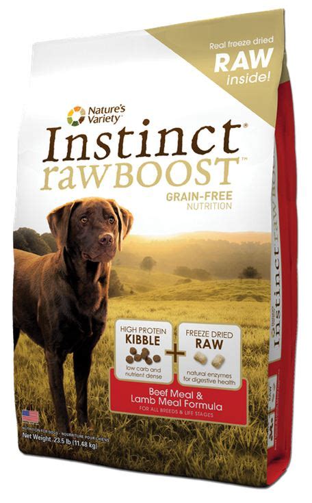Check out our latest instinct coupons: Nature's Variety Instinct Raw Boost Grain Free Beef Meal ...