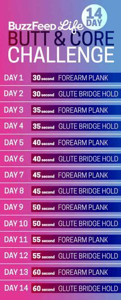 Take Buzzfeeds 14 Day Butt And Core Challenge Core Challenge
