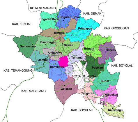 Peta Semarang Lengkap Dengan Kecamatannya Pinhome Vrogue