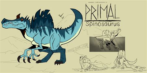 🦖lilburgerd4🍔☢ On Twitter Spinosaurus In Genndy Tartakovsky Primal