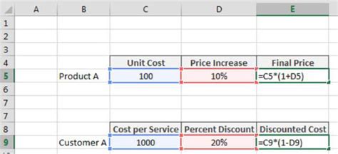 Calculate the percentage increase between 2 months or 2 weeks is often the first calculation to analyse your data. Applying a Percent Increase or Decrease to Values in Excel - dummies