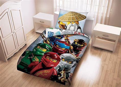 Lego Ninjago Pose Duvet Cover Bed Set 140x20070x90cm Fruugo Uk