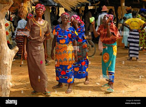 Burkina Faso Women At A Market Stock Photo Alamy