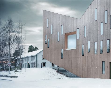 Timber Clad Folk Museum Rises Like A Jagged Edged Crown In Norway
