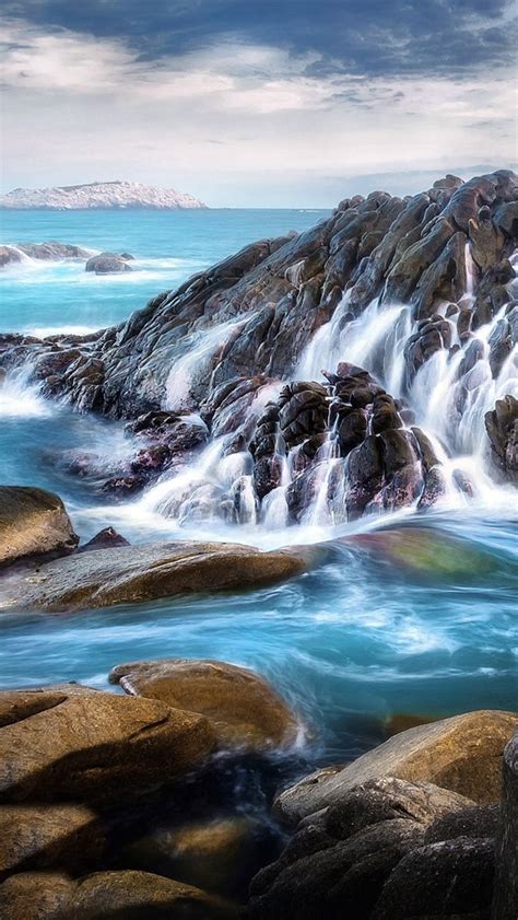 Sea Rocks Beautiful Landscape 640x1136 Iphone 55s5cse Wallpaper