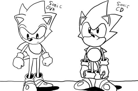 Sonic Ova And Sonic Cd By Heathinvader On Deviantart