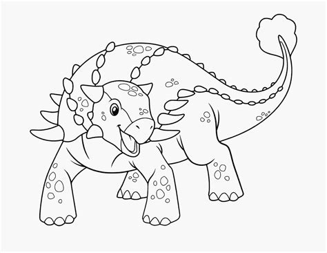 Ankylosaurus Coloring Page Coloring Pages