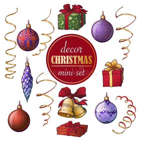 Christmas Decoration Set Set Of Popular Christmas Decorative Objects