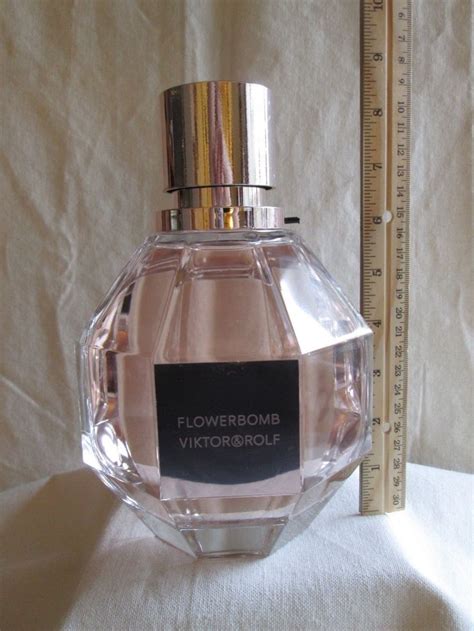 Flowerbomb Viktor And Rolf Giant Glass Perfume Bottle Display Factice Dummy Large Perfume