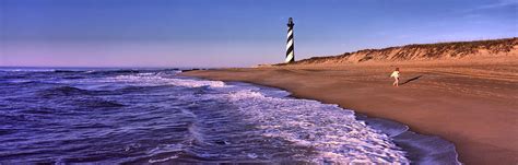 Lighthouse On The Beach Cape Hatteras Photograph By Panoramic Images