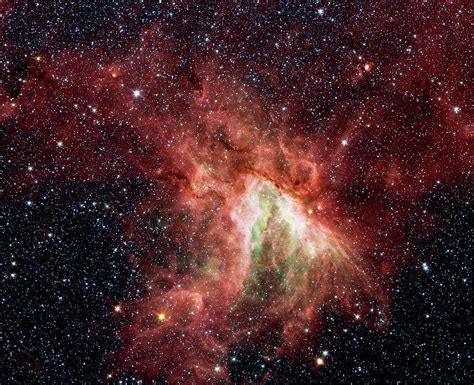 Swan Nebula M17 Photograph By Nasajpl Caltechuniversity Of
