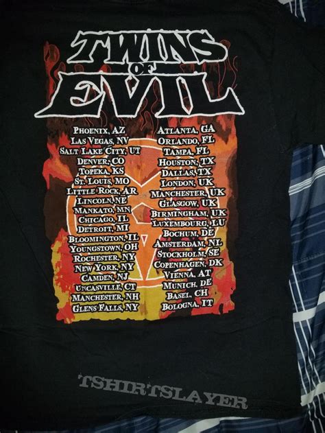 Rob Zombie Marilyn Manson Twins Of Evil Tour T Shirt Ubicaciondepersonascdmxgobmx