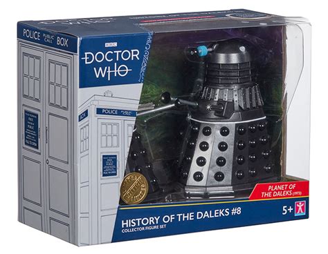 Bandm 2021 History Of The Daleks 8 Figure Set Merchandise Guide The