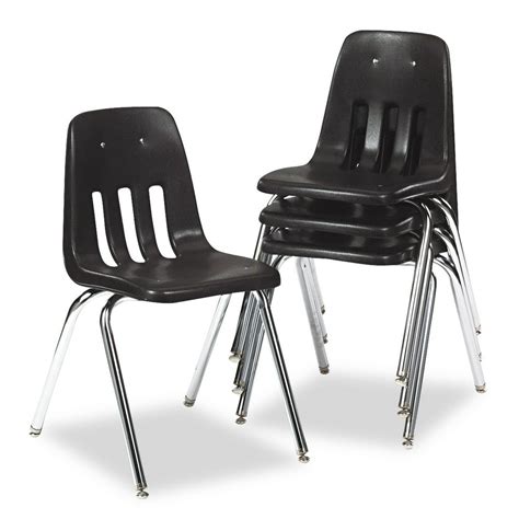 Virco 9000 Series Classroom Chair 18 Seat Height Chrome Frame 4