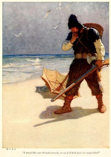 Robinson Crusoe Illustrated By Nc Wyeth Robinson Crusoe Illustration Nc Wyeth