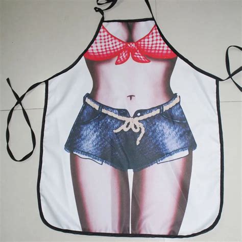 Bbq Party Apron Multicolor Sexy Cooking Aprons Funny Novelty Naked Men