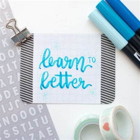 Five Skillshare Classes For Learning Hand Lettering Love Paper Crafts