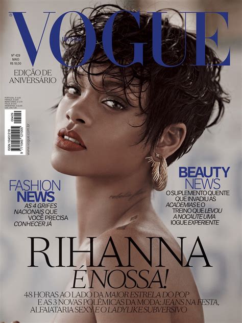 Rihanna é Nossa Com Vocês As Capas Da Edição De Maio Da Vogue Brasil Moda Vogue