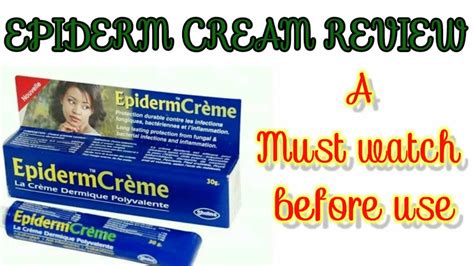 Epiderm Creamreviewhow To Use It Zellagold Youtube