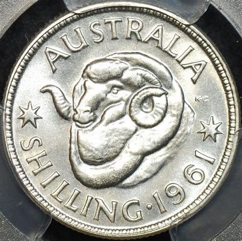 1961 Australian Shilling The Shilling Ram As It Came To Be Known Was
