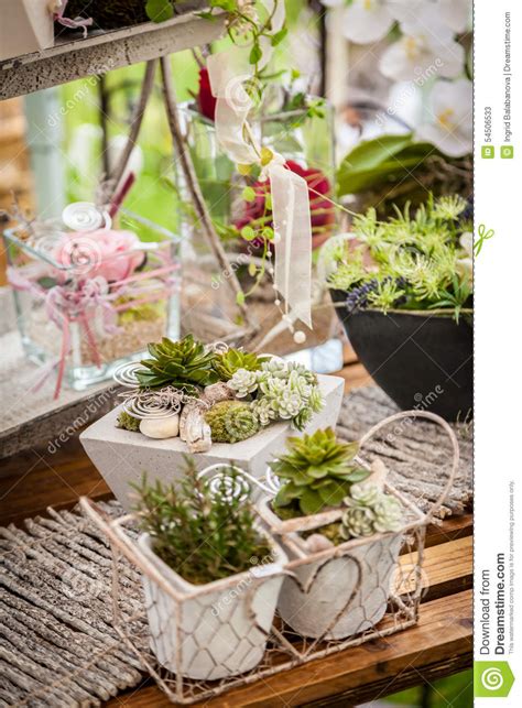 Garden Decoration Shabby Chic Style Stock Image Image Of