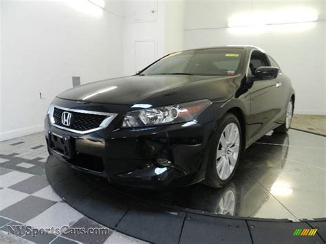 2008 Honda Accord Ex L V6 Coupe In Nighthawk Black Pearl Photo 12