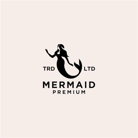 Premium Vector Premium Mermaid Logo Icon Design Illustration