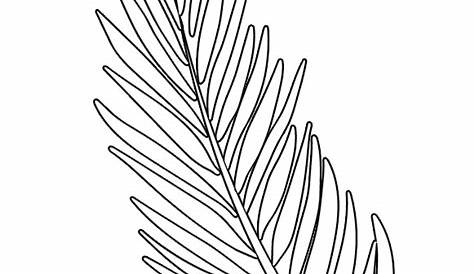 printable palm branch template