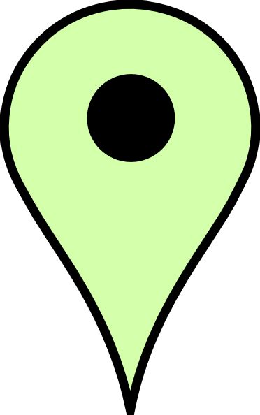 Map Pin Light Green Clip Art At Clker Com Vector Clip Art Online