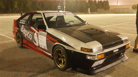 Toyota Ae86 At An Autocross Event Rjdm