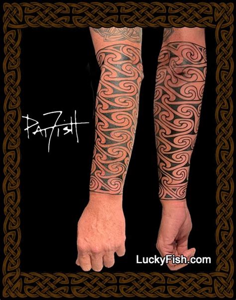 Spiral Sleeve Pictish Celtic Tattoo Design — Luckyfish Inc And Tattoo