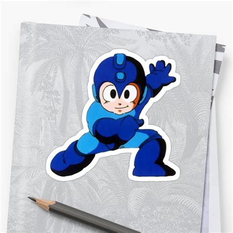 Megaman Stickers By Anunseengod Redbubble