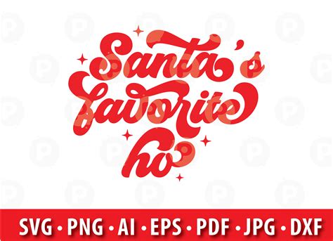 Santas Favorite Ho Svg Is A Christmas Svg With Stars Etsy
