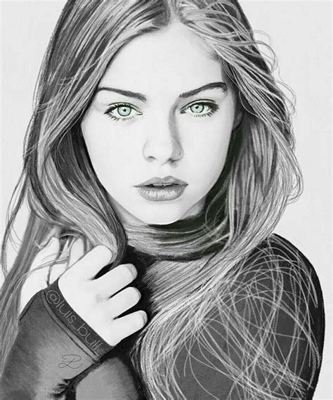 Pin By Hsssss On Draw Portrait Realistic Drawings Portrait Sketches