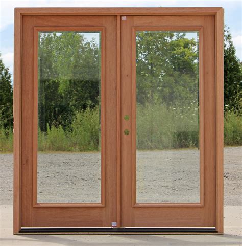 Double Glass Doors Exterior Double Entry Door Replacement Lets More