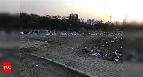 A Picture Of Unclean India In Front Of Wtc Pune Times Of India