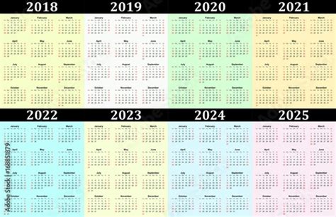 2021 2022 2023 2024 Calendar Year 2021 2022 2023 2024 2025 Calendar Images