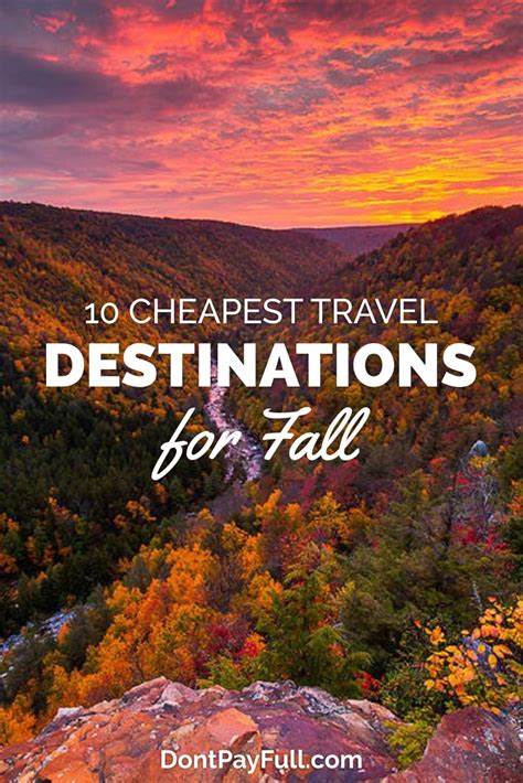 10 Cheapest Travel Destinations For Fall