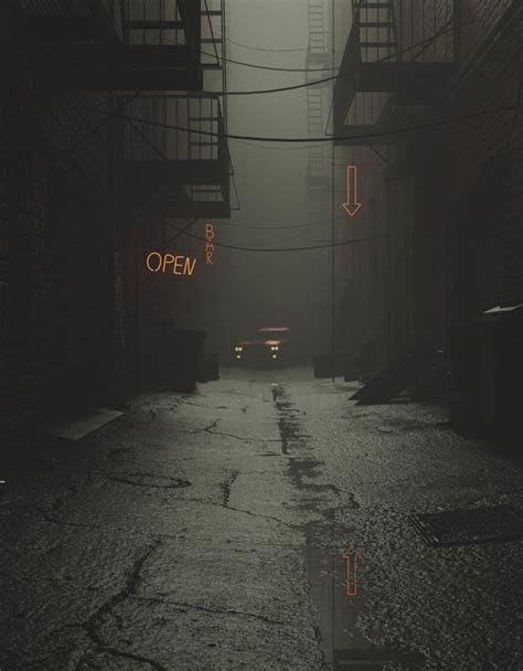 Dark Alley Janis Civan Dark Aesthetic Dark City Night