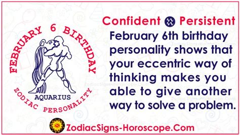 February 6 Zodiac Aquarius Horoscope Birthday Personality And Lucky