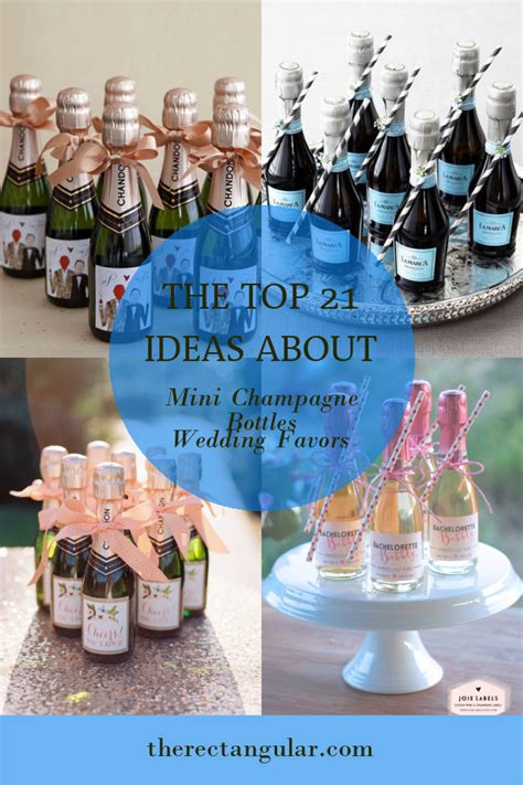 The Top 21 Ideas About Mini Champagne Bottles Wedding Favors Home