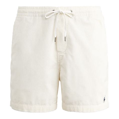 Ralph Lauren 6 Inch Polo Prepster Corduroy Short In White For Men Lyst