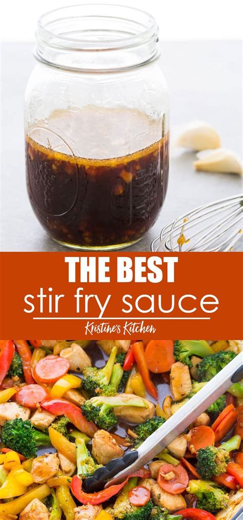 The BEST Stir Fry Sauce Stir Fry Recipes Chicken Stir Fry Sauce