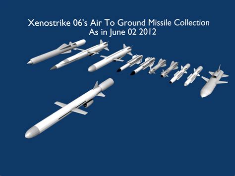 Air To Ground Missiles By Stealthflanker Air Model